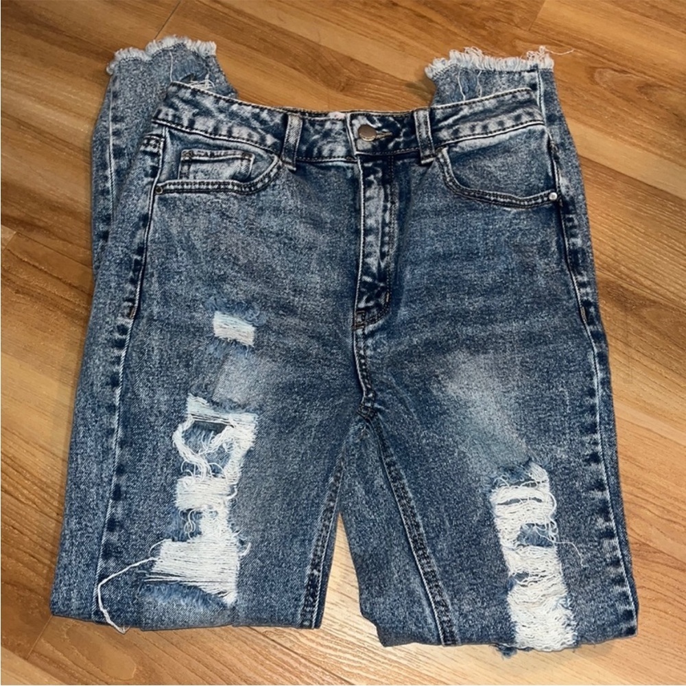 Ripped jeans!